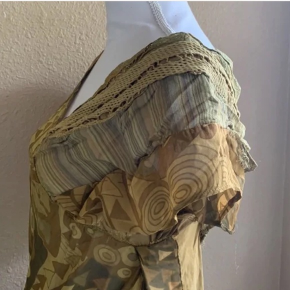 ANNELISE JACOBSON OF LONDON INDIE BOHO TUNIC S/M WOMENS - Picture 5 of 7